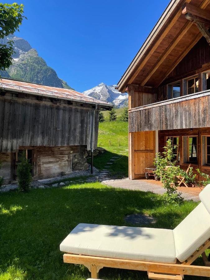 Bed and Breakfast Alpen Charme - Chalet D'Hotes Et Spa Gsteig Exterior foto